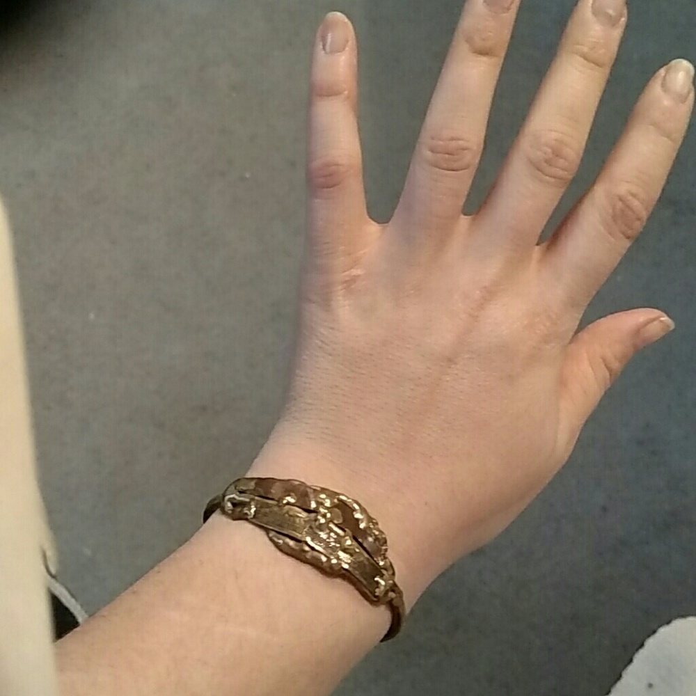 Mixed metal cuff